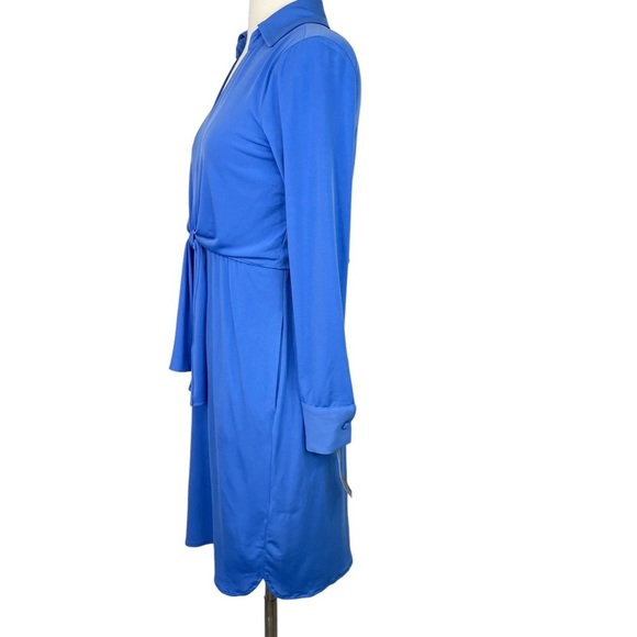 Stitch Fix l Maggy London Collared Tie Front Shirt Dress, 0P - Picture 3 of 10